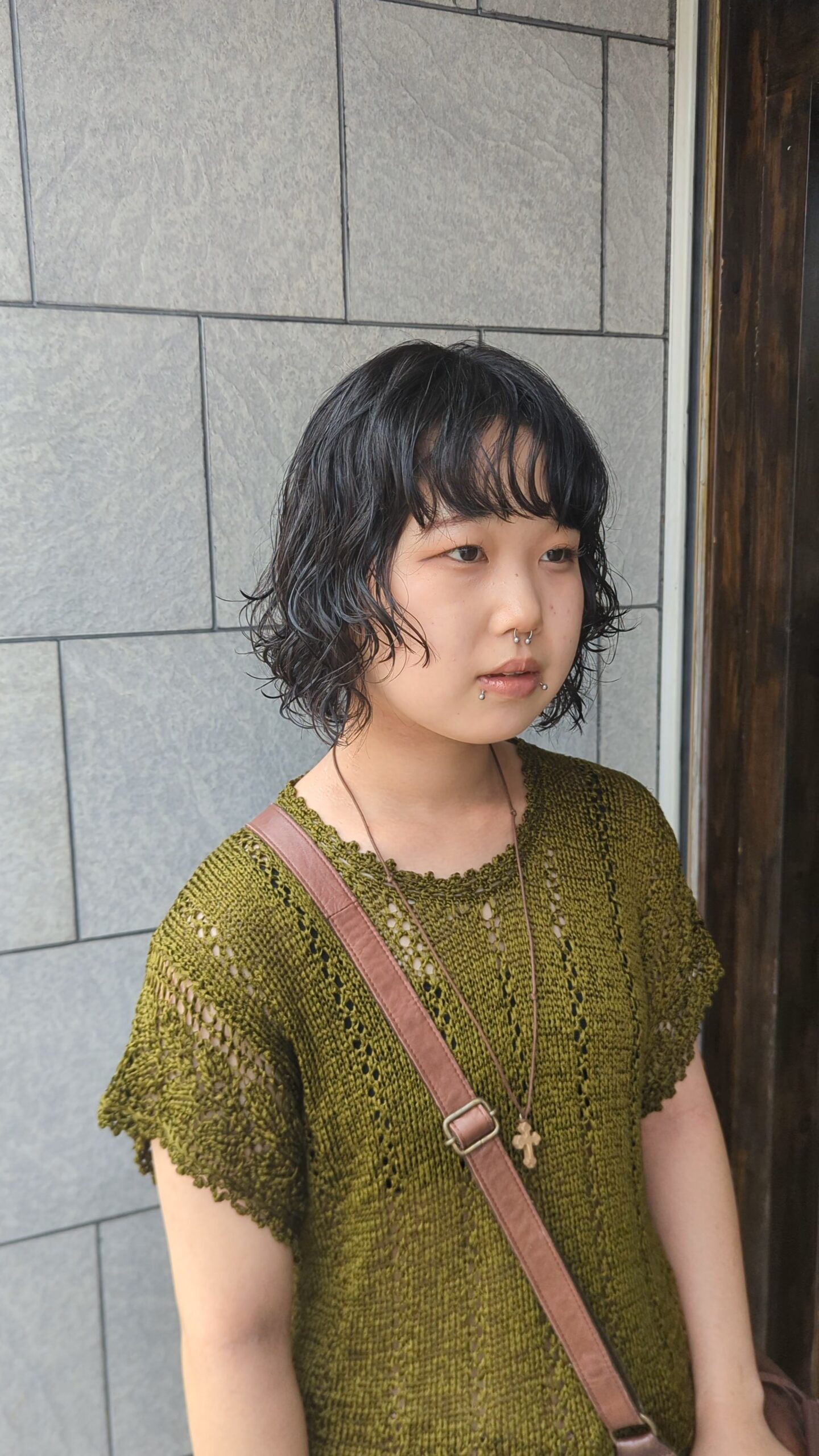 池田市で人気のウェーブボブパーマの写真(大阪府池田市)